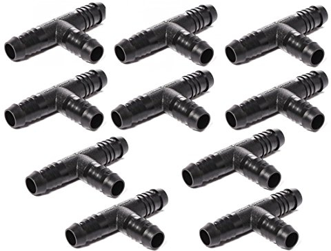 Rain Bird SB-TEE T-Stück Verbinder für Schlauch SPX Flex, 10 Stück, Schlauchadapter