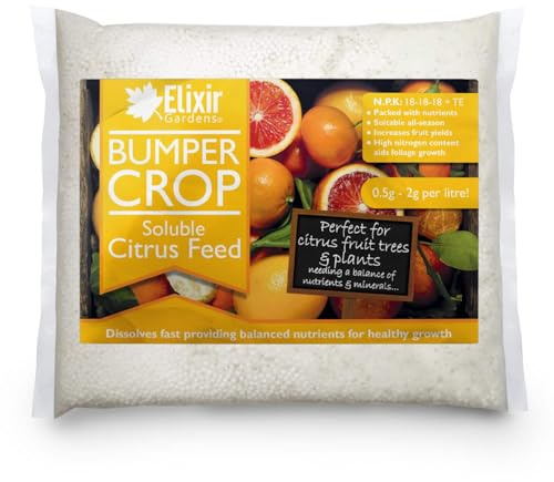 Elixir Gardens Soluble Citrus Feed Fertiliser | NPK 18:18:18 + TE | 200g - 20kg | 2.5kg Bag