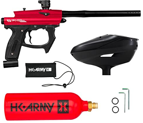 HK Army SABR Paintball Gun CO2 Marker Starter Package (Red)