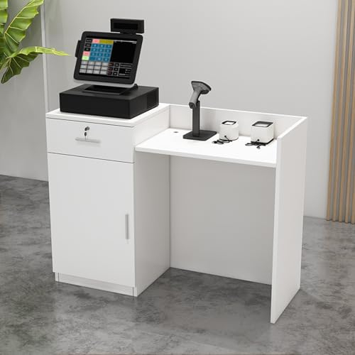 LXURY Empfangstheke mit Theke, Empfangstheke an Der Rezeption, Kasse Im Einzelhandel, für Kassenbüro in Der Salonlobby