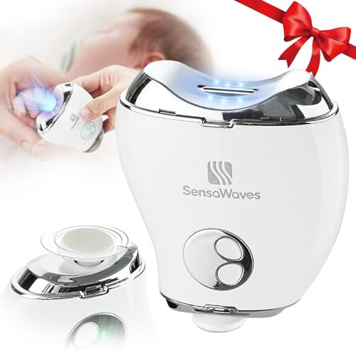 Electric Nail Clipper with Nail File, Rechargeable Automatic Fingernail Clipper with Nail Debris Storage & 3 Speed Settings, Electric Nail Trimmer with LED Display for Adults, Kids