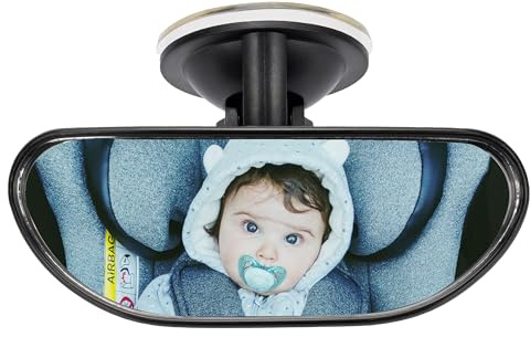ZOEEL Specchietto Retrovisore Bambini per Auto – Sicuro, Ampio e Regolabile per Monitorare il Neonato in Viaggio