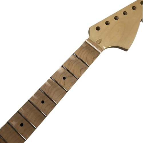 Gitarrhals DIY Ersättning Gitarrhals Big Headstock Full Scalloped Fretboard Maple 21 Fret