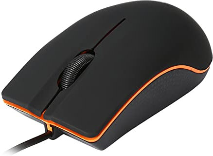 Mouse USB 3D portatile con cavo ottico da gioco 1200DPI per viaggi d'affari ufficio casa scuola