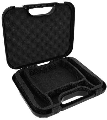 BESTonZON Estuche Rígido y Resistente al Agua Interior Ajustable con Gran Capacidad con Accesorios y Cables Incluidos para Micrófono Adecuado para Grabación y Viaje