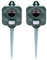 PestBye® Battery Operated Cat Repellent - Ultrasonic Cat Scarer - Set of 2 - BATTERIES INCLUDED