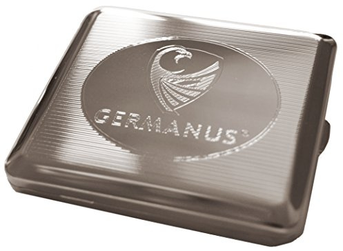 Germanus Cigarettfodral av nickel tillverkad i Tyskland