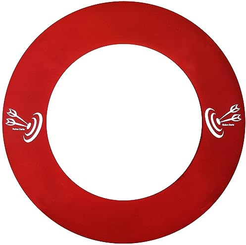 Roleo, Anello di protezione per bersaglio per freccette, cornice ad anello per bersaglio, rosso