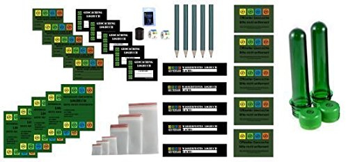 Regular Refill Set - Logbücher und Aufkleber - Wartungsset Maintenance Geocaching Geocache Petling Filmdosen Micro Logstreifen Logbücher