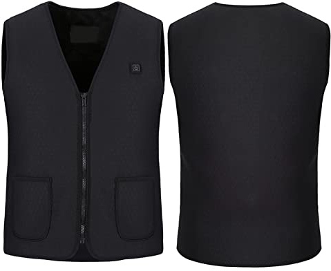 Chaleco Con Calefacción Eléctrica, Chaleco Calefactado Control Dual Usb Chaqueta Invierno Hombre Mujer Con 4 Zonas De Calentador Calefactor Para Invierno Actividades Aire Libre Senderismo Caza Pesca