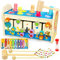 Jouet Montessori 1 An, Jouet Bebe Enfant 1 An, Cadeau Jeux Enfant Bebe 1 2 3 An Fille Garcon, 4 En 1 Jeux Bois Bebe 1 An Avec Xylophone Bebe & Jeu De Taupe Pour 1 2 3 Ans Cadeau Noël Anniversaire