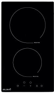 Plaque Induction 2 Feux Encastrable BELDEKO - 3300W - Fiable et Robuste - Minuteur, Touches Tactiles, Anti-Débordement, 9 Niveaux de Puissance