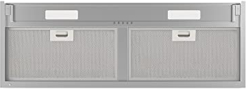 Cata Hotte aspirante Intégration Harmonie 90 X avec 3 niveaux d'extraction Panneau de contrôle mécanique Moteur M3R Extra Silencieux Éclairage LED Visière Verre Protection Largeur 82,1 cm Couleur Inox