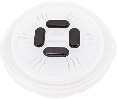 Magnetic Microwave Splatter Cover, Microwave Oven Cooking Anti Splatter Lid with Steam Vents Food Plate Dish Shield Guard Collapsible Microwave Lid