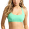 Seafolly Women's Dd Cup Scoop Neck Halter Bikini Top Swimsuit, Eco Collective Mint, 14