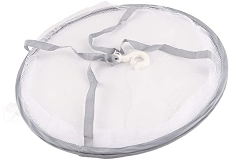 GLOGLOW Folding Sweater Drying Rack, Space Saving Mesh Panel for Delicate Garments Hanging Dryer Net Laundry Basket Alternative, Compact Foldable Design, Lightweight Laundry Organizer fo