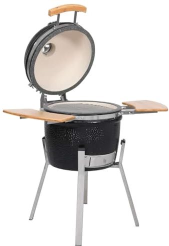 Barbecue à fumoir Kamado Céramique 76 cm, Maison & Jardin, Arts de la Table & Arts culinaires, Électroménager de Cuisine, Barbecues, Noir, 19.12 KG, 41139