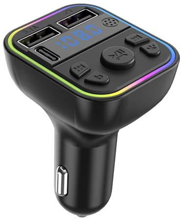 Fm-sändare för bil, FM-sändare för bil Calling Audio Receiver Music Adapter