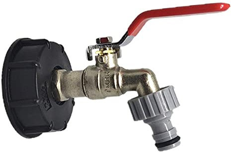 DLZFUDTY Rubinetto per Serbatoio,Rubinetto per Tanica Adattatore di Scarico 1/2 Rubinetto del Tubo da Giardino Sostituzione del Tubo del Tubo dell'Acqua del Rubinetto del Tubo dell'Acqua