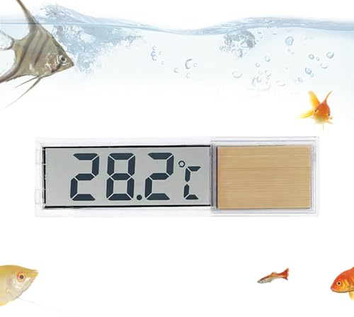 Wimnqie Thermomètre Numérique Pour Eau - Moniteur de Température Numérique 5℃-40℃ - Accessoires Multifonctions pour Bac | Pour Aquarium Intérieur Maison Chambre Axolotl Tortue Betta Eau Salée