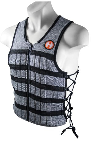 HYPERWEAR Hyper Vest PRO Gewichtsweste Herren und Gewichtsweste Damen, Performance Stretch Wicking Fabric, Dünne Verstellbare Gewichtsweste, Vorgeladen mit kleinsten Stahlgewichten für Gewichtswesten