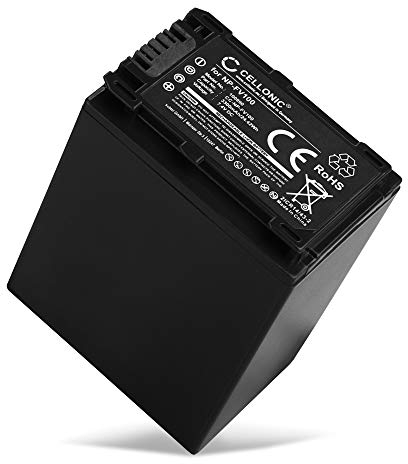 CELLONIC, Akku für Kamera, kompatibel mit Sony AX53 4K HANDYCAM FDR-AX53, NP-FV70, NP-FV50 (7.4V, 3300mAh)