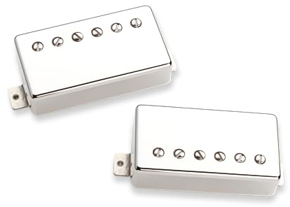 Seymour Duncan Pearly Gates Humbucker Set Nickel Cover - Humbucker Pickup for Guitars