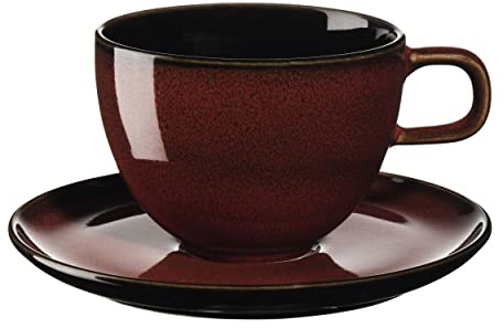 ASA Tischgedeck Tasse mit Untertasse rot