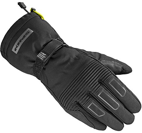 SPIDI, WINTERTOURER, Guanto Moto da Uomo Invernale, Colore Nero, Impermeabile, Traspirante e Antivento, Ideale per le Basse Temperature, Compatibile con Schermi Touchscreen