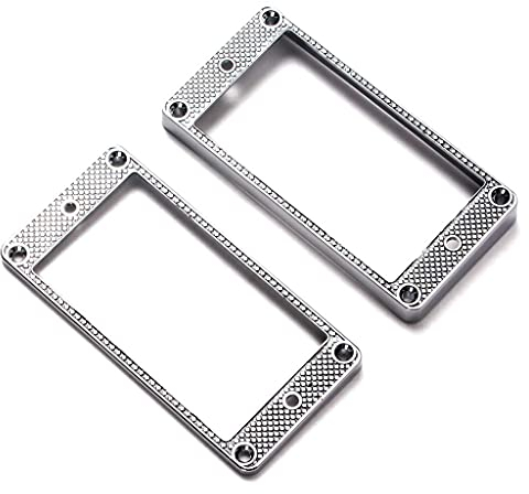 Alnicov Humbucker-Tonabnehmer für LP-Gitarre, gebogener Ring, 2 Stück