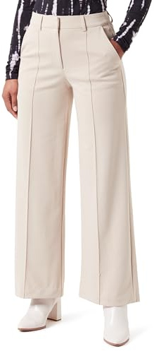 ICHI Women's IHKATE SUS Office Wide PA Business Casual Pants, 151308/Doeskin, M