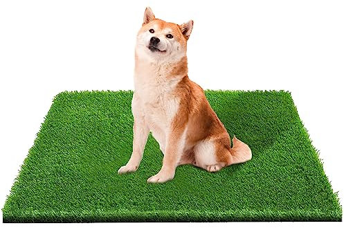 CooZero Artificial Grass, Professional Dog Grass Mat, Potty Training Rug and Replacement Turf Outdoor Rug Patio Lawn Decoration, Easy to Clean with Drainage (39.4 x 31.5 inch)