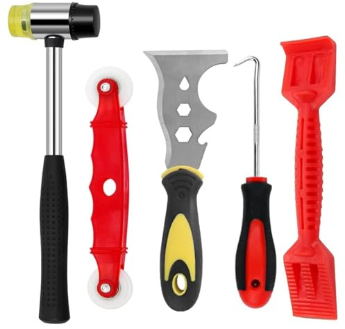 Fangxuee Pour, Doors Hand Tool Set - Glazing Pheld Paddle, pour le Kit de Crochet de Perles et de Spline Deglazing