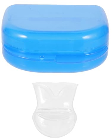 Holibanna Cubierta lingual para ronquidos hecha de silicona y plástico, dispositivo portátil que purifica el aire y corrige la respiración para un sueño más tranquilo
