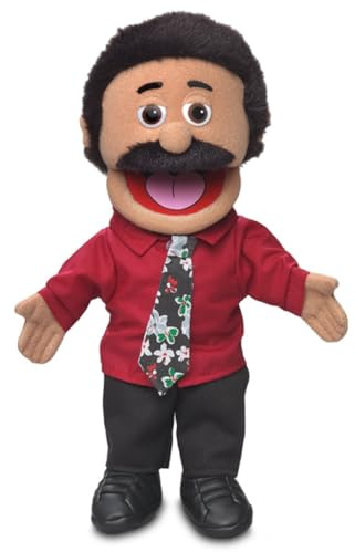 14 Carlos, Hispanic Dad/Businessman, Hand Puppet
