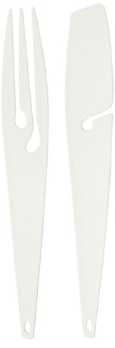 Koziol Grill-und Kochbesteck, Holz, Weiß