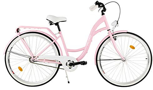 Milord. 2018 Comfort Bike, Bicicletta da Città Donna, 3 velocità, Rosa, 26