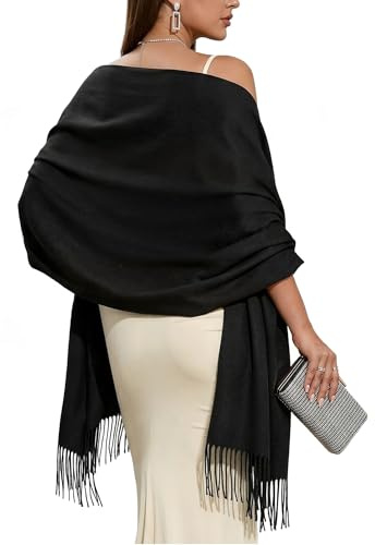 FURTALK Pashmina Shawls and Wraps for Evening Dress Women's Scarf Wedding Bride Bridesmaid Gifts Winter Scarves