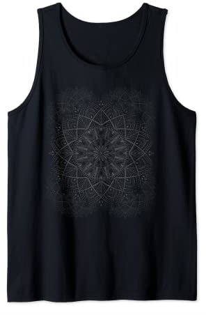 Yoga Lehrer Frieden Hippie Geschenk Mandala Tank Top