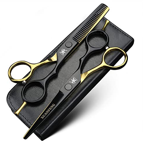 Forbici per capelli 5.5 pollici JP440C Forbici professionali da taglio e diradamento da parrucchiere Forbici per capelli adatte per famiglie o barbieri