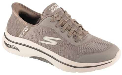 Skechers - Scarpe sportive da uomo Go Walk Arch Fit 2.0 Simplicity 2, marrone, 44.5 EU