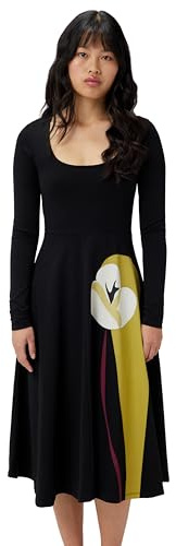 DESIGUAL ABITO LUNGO DONNA NERO