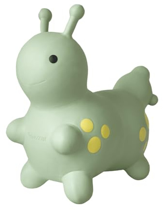 Kindsgut Animal Saltador Hinchable para Niños, Oruga, con Bomba | Juguete para brincar en interior y exterior; desarrolla equilibrio, coordinación y motricidad, soporta hasta 50 kg