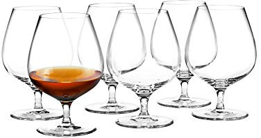 Holmegaard Juego de 6 vasos de coñac Perfection.