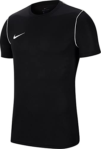 Nike Y Nk Dry Park20 Top Ss, Maglietta a Maniche Corte Unisex bambini, Nero (Black/White/White), S