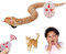 Foreverup Ferngesteuertes Schlangenspielzeug für Kinder, RC Ferngesteuert Kobra Schlange, mit Fernbedienung, USB-Aufladung, Einziehbare Zunge und Schwingender Schwanz, für Kinder, Haustier, Party