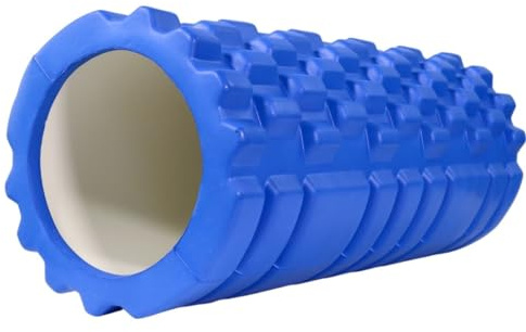 Mobiclinic® fitness, Rullo massaggio muscolare, Fitroller, Schiuma ed eva, 14x33 cm, Pilates, Yoga, Stretching, Portatile, Multifunzionale, Foam roller, Per tutto il corpo, 3 livelli di intensità