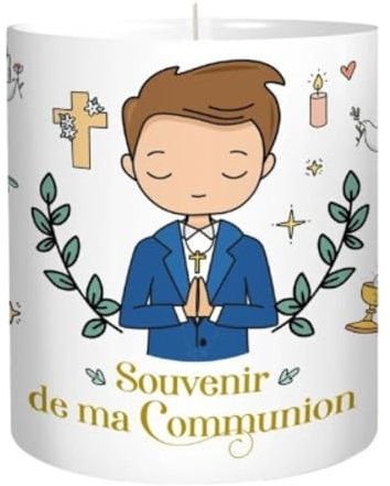 Bougie Souvenir de Communion (Garçon)