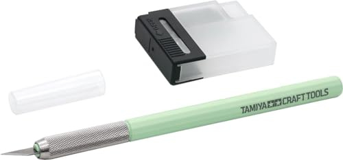Tamiya 69947 Couteau de bricolage avec 25 lames vert menthe – Accessoire de modélisme, accessoires RC, accessoires de bricolage, accessoires de modélisme de qualité supérieure