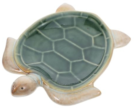 LALADEFIEE Plateau De Rangement Tortue Grand Format, Bol De Tortue Décoratif en Résine, Porte-Bijoux Multifonction pour Clés Et Accessoires, Usage Maison Et Bureau,
